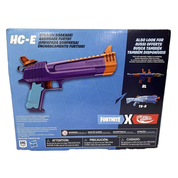 NERF Super Soaker - Fortnite HC-E Toy Water Blaster - Hasbro E6875 - Picture 2 of 6
